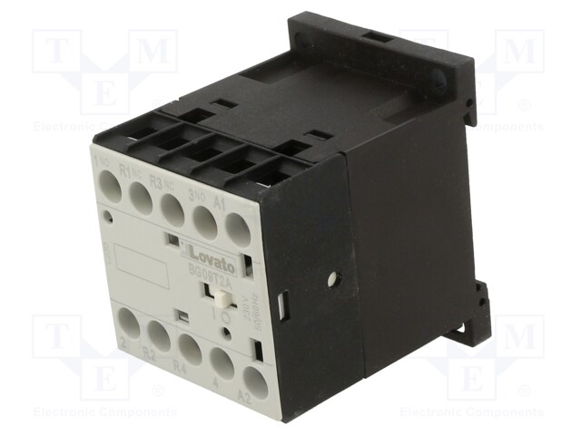 Contactor: 4-pole; NC x2 + NO x2; 230VAC; 9A