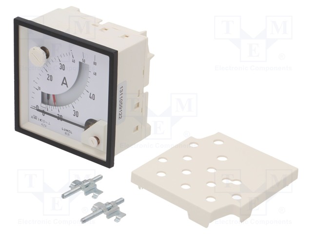 Meter; on panel; analogue; 0÷40A; IP40; 96x96mm; 300V; 300g