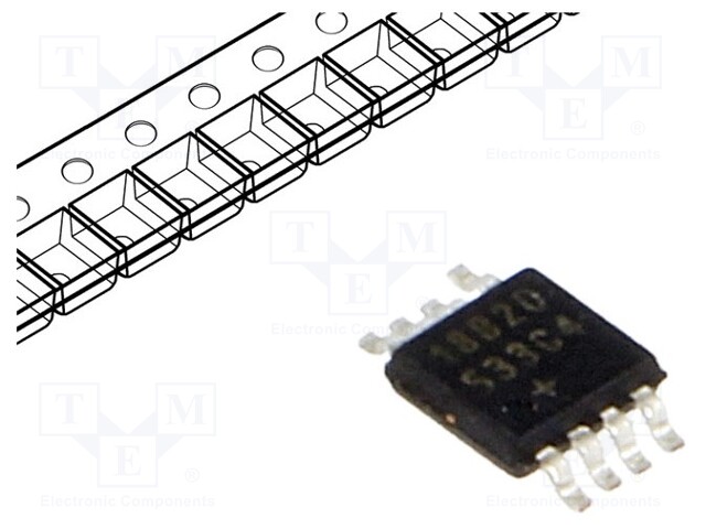 Temperature sensor; digital thermometer; -55÷125°C; uSOP8; SMD