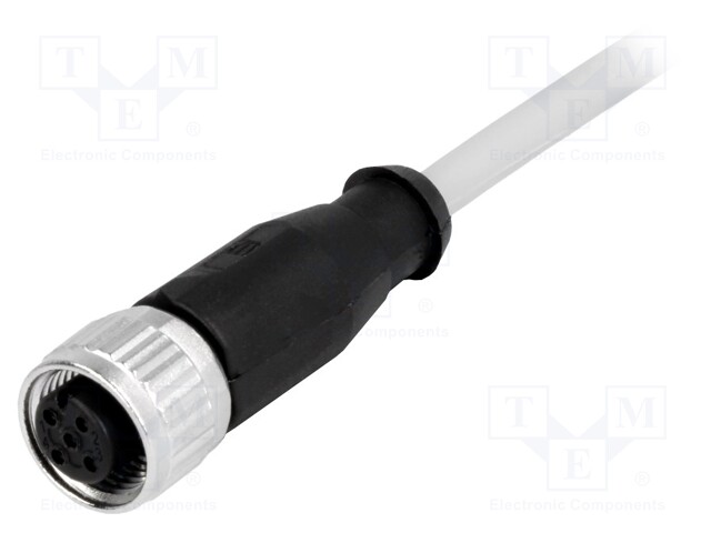 Plug; M12; PIN: 4; female; A code-DeviceNet / CANopen; 0.5m; cables