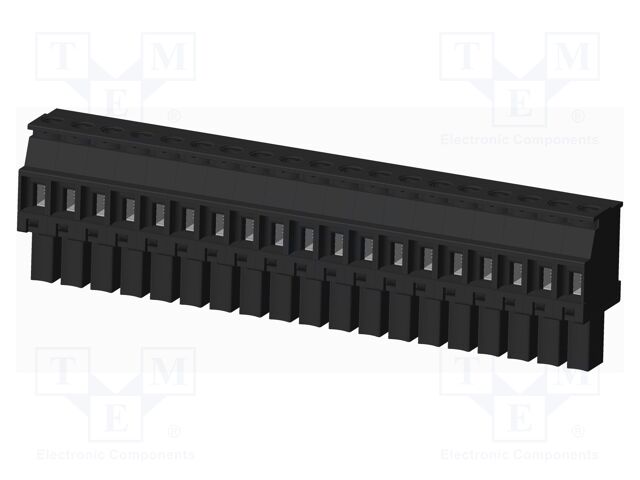 Connector: pluggable terminal block; plug; female; angled 90°