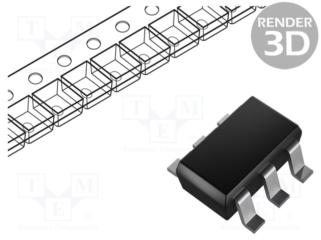 Transistor: PNP x2; bipolar; 60V; 0.6A; 1.28W; SOT26