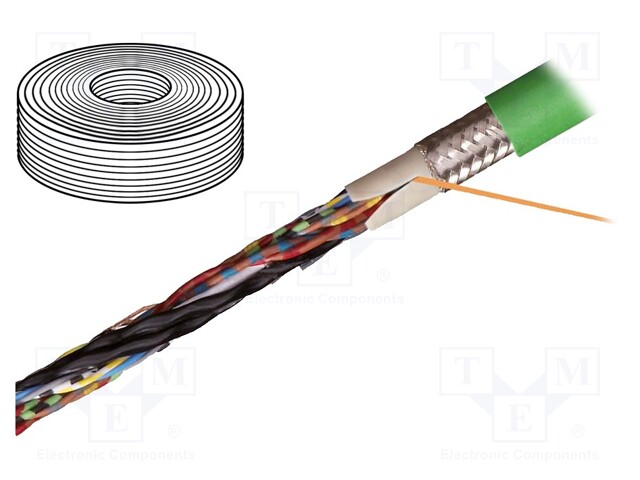 Wire: test lead cable; chainflex® CF11; 4x2x0,14mm2 + 4x0,5mm2