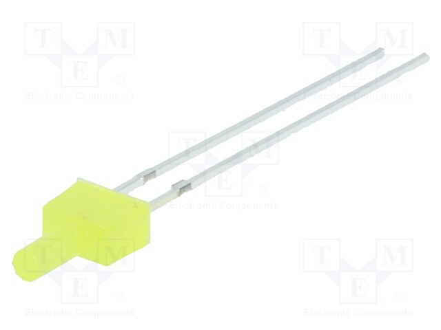 LED; 2mm; yellow; 100÷150mcd; 90°; Front: flat; 1.8÷2.6V; 4.8x2.5mm