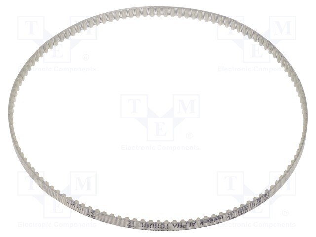 Timing belt; T2.5; W: 6mm; H: 1.3mm; Lw: 420mm; Tooth height: 0.7mm