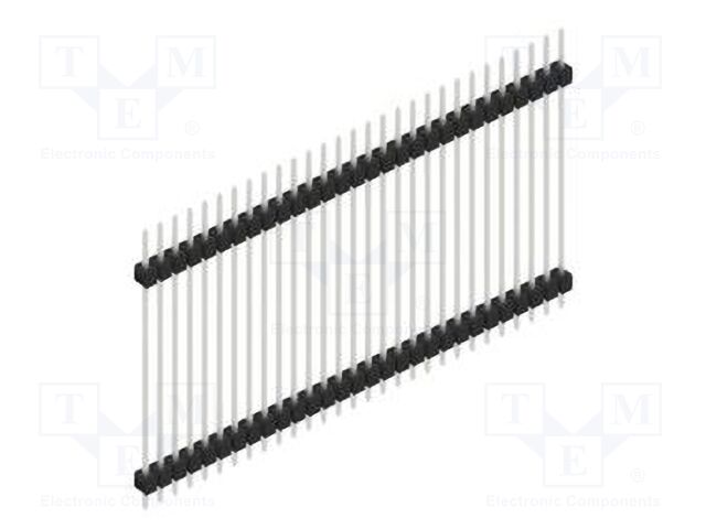 Connector: pin strips; pin header; male; PIN: 29; 2.54mm; THT; 1x29
