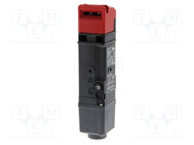 Safety switch: bolting; D4SL-N; 2NC + 2NC; IP67; black/red; 24VDC