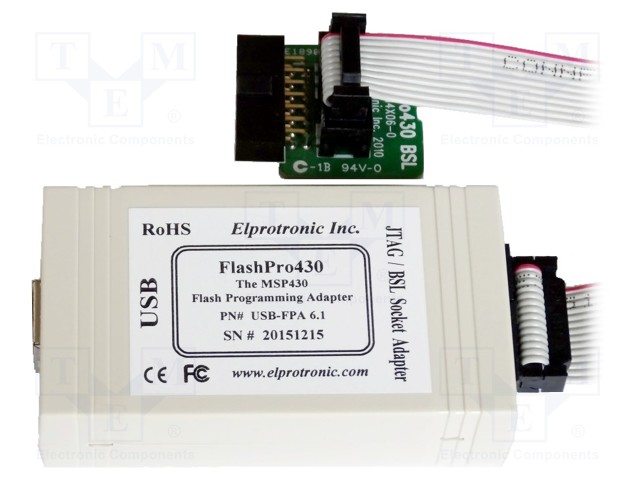 Programmer: for radio IC's; TEXAS INSTRUMENTS; USB; 14pin,USB B