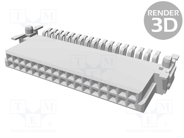 Connector: PCB to PCB; female; PIN: 34; 1.27mm; Series: har-flex