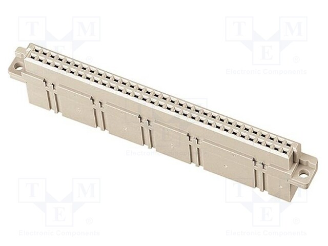 Plug; DIN 41612; w/o contacts; female; PIN: 64; a+b; crimped; 2A