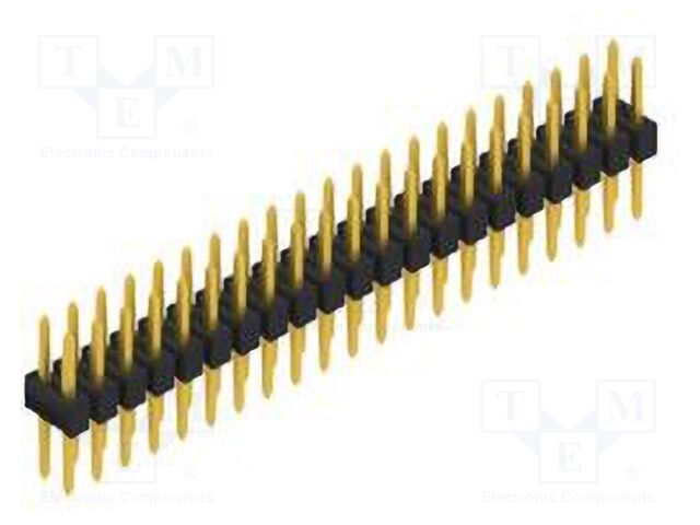 Connector: pin strips; pin header; male; PIN: 42; 2.54mm; THT; 2x21