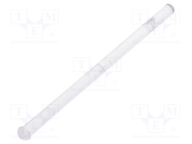 Fibre for LED; round; Ø2mm; Front: convex; straight; UL94V-2