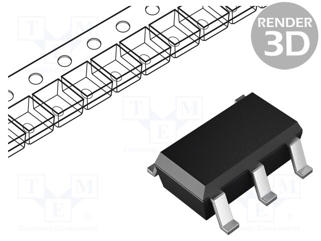IC: power switch; high-side; 3A; Channels: 1; N-Channel; SMD; TSOT23