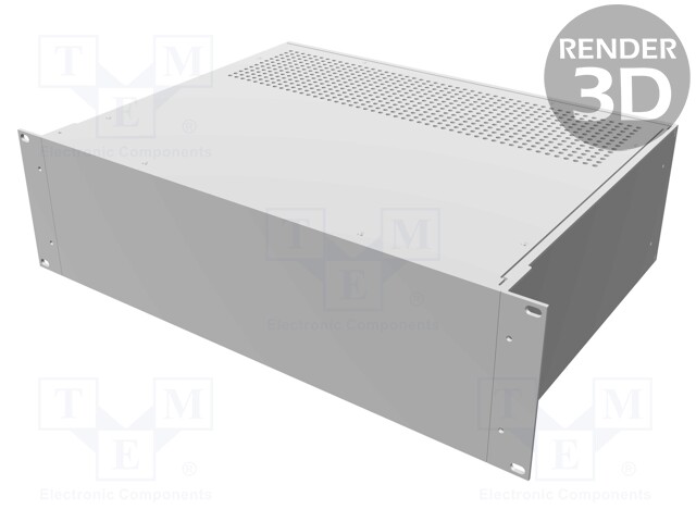 Enclosure: 19" standard; 3U; Enclos.mat: aluminium; Y: 330mm