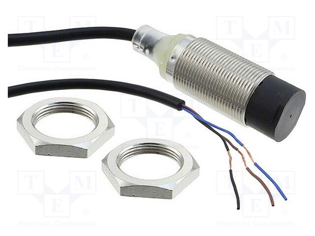 Sensor: inductive; OUT: NPN / NC; 0÷16mm; 10÷30VDC; M18; IP67; brass