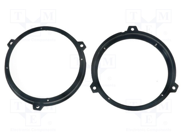 Speaker adapter; 165mm; Fiat Panda rear doors