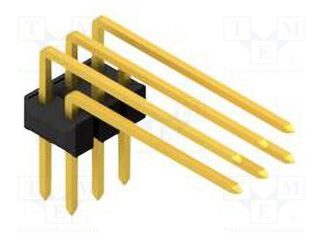 Connector: pin strips; pin header; male; PIN: 6; 2.54mm; THT; 2x3
