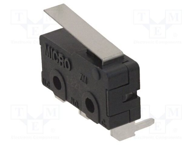 Microswitch SNAP ACTION; with lever; SPDT; 5A/250VAC; 5A/30VDC