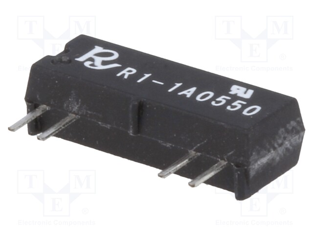 Relay: reed; SPST-NO; Ucoil: 5VDC; 1A; max.250VDC; 10VA; Rcoil: 500Ω