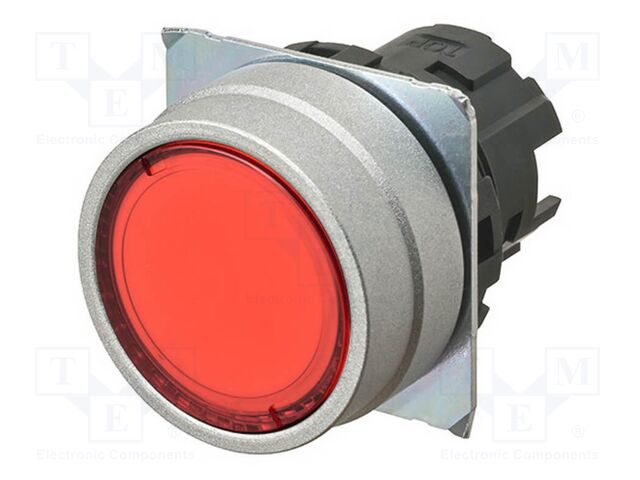 Switch: push-button; 22mm; Stabl.pos: 2; flat; Pos: 2