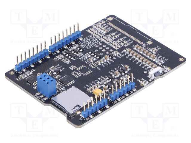 Arduino shield; GPIO,SPI; pin header,microSD