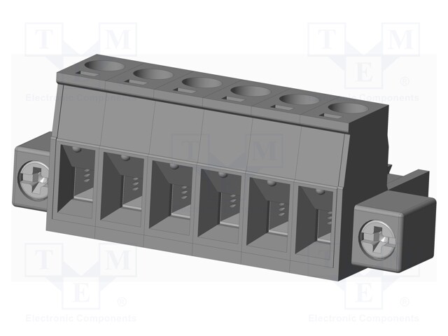 Connector: pluggable terminal block; plug; female; straight; grey