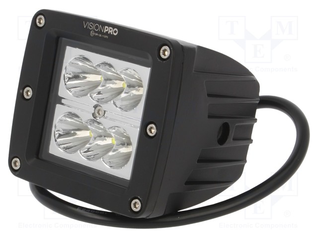 Working lamp; 18W; 1080lm; Light source: 6x LED; Series: VISIONPRO