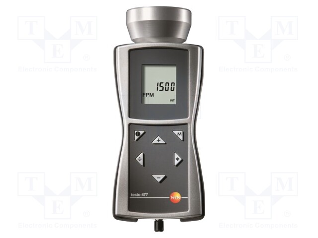 Tachometer, LED stroboscope; LCD; 30÷300000rpm; IP65
