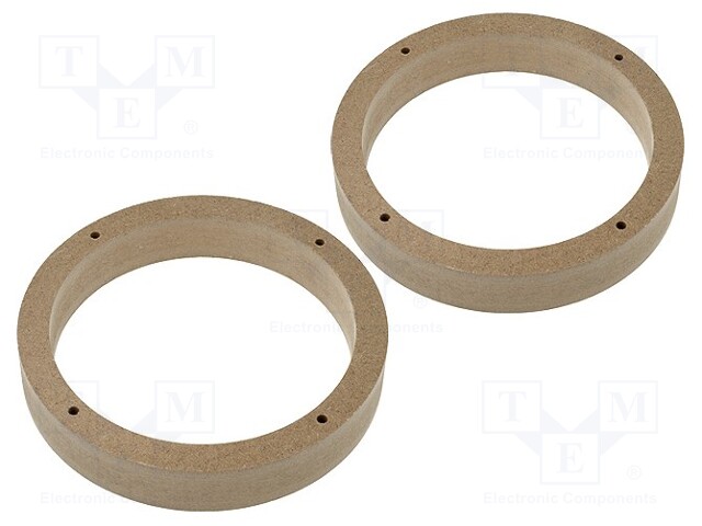 Spacer ring; MDF; 165mm; Seat,Škoda,VW; impregnated,varnished