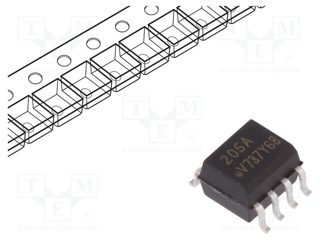 Optocoupler; SMD; Channels: 1; Out: transistor; Uinsul: 5kV; Uce: 70V