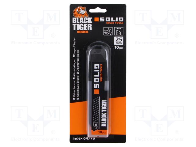 BLACK TIGER; 10pcs; Accessories: replaceable blade