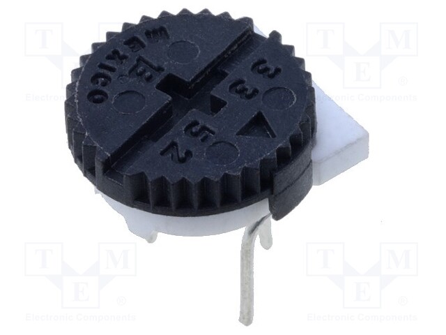 Potentiometer: mounting; single turn,horizontal; 1MΩ; 0.5W; THT