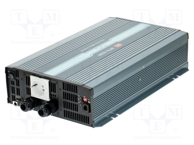 Converter: DC/AC; 3.2kW; Uout: 230VAC; 20÷33VDC; Out: EU,mains 230V