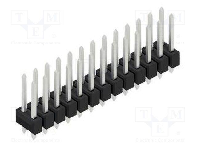 Connector: pin strips; pin header; male; PIN: 26; 2.54mm; THT; 2x13