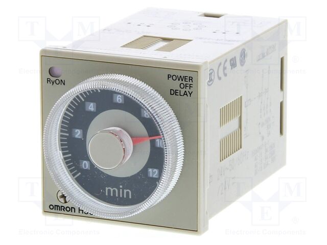Timer; 0,05÷12min; SPDT; 100÷125VDC; H3CR-H; octal; -10÷55°C; PIN: 8