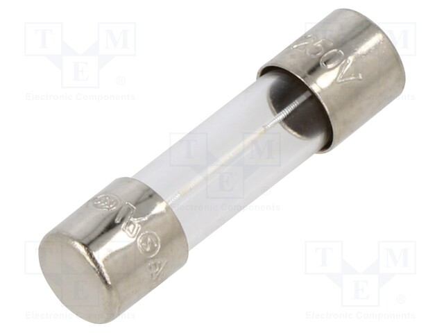 Fuse: fuse; time-lag; 400mA; 250VAC; cylindrical,glass; 5x20mm