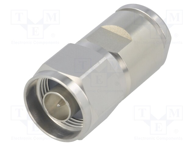 Plug; N; male; straight; 50Ω; CNT-300; clamp; for cable; Series: CNT