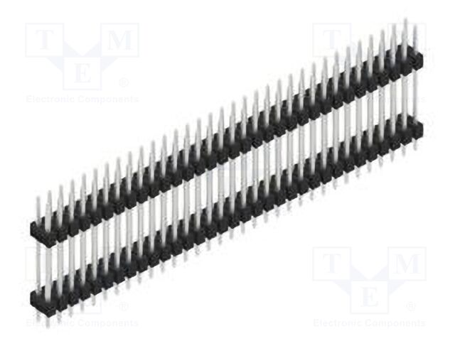 Connector: pin strips; pin header; male; PIN: 66; 2.54mm; THT; 2x33