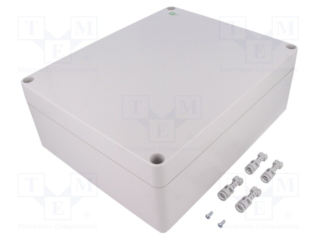 Enclosure: multipurpose; X: 253mm; Y: 313mm; Z: 115mm; INDUSTRIAL