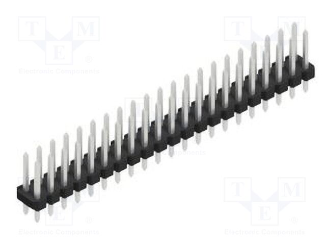 Connector: pin strips; pin header; male; PIN: 42; 2.54mm; THT; 2x21