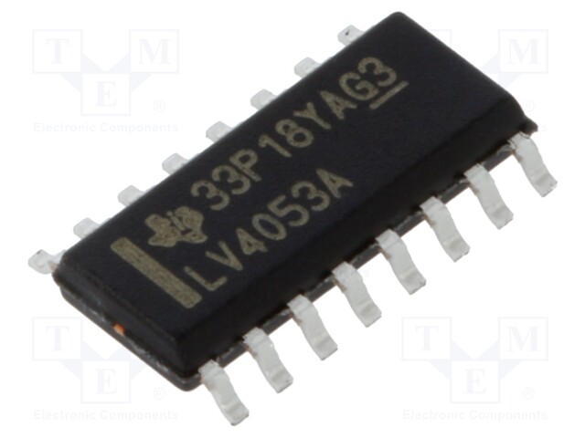 IC: multiplexer; Ch: 2; SOIC16; 2÷5.5VDC