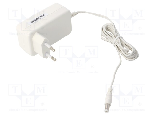 Power supply: switched-mode; plug; 24VDC; 1A; 24W; Plug: EU; 86.16%