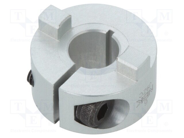 Coupling; Ø: 15mm; Ø1: 6mm; Ø2: 6mm; aluminium