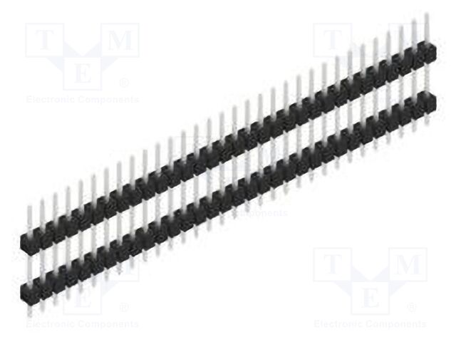 Connector: pin strips; pin header; male; PIN: 32; 2.54mm; THT; 1x32