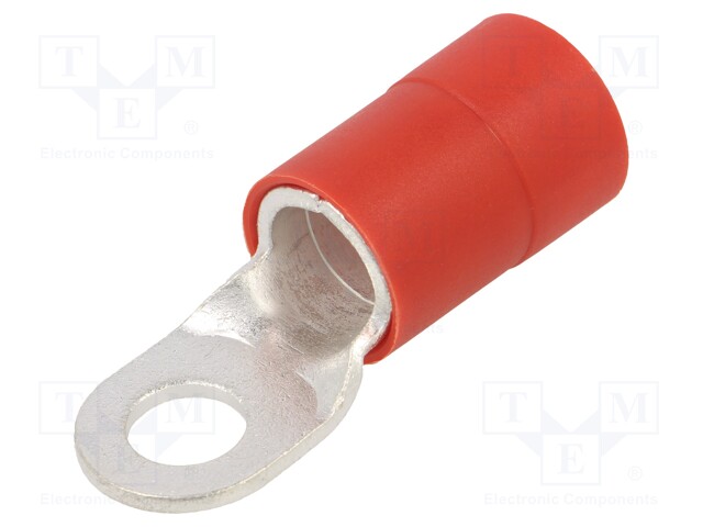 Tip: ring; M12; Ø: 13mm; 95mm2; crimped; for cable; insulated; tinned