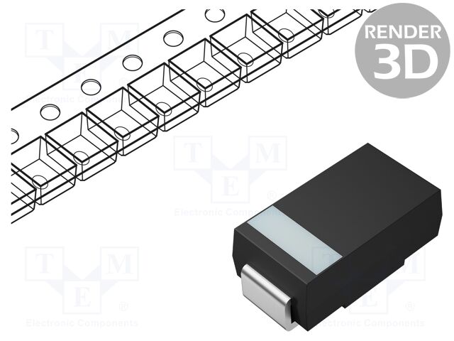 Diode: rectifying; SMD; 1kV; 1A; 75ns; SMA; Ifsm: 30A; reel,tape