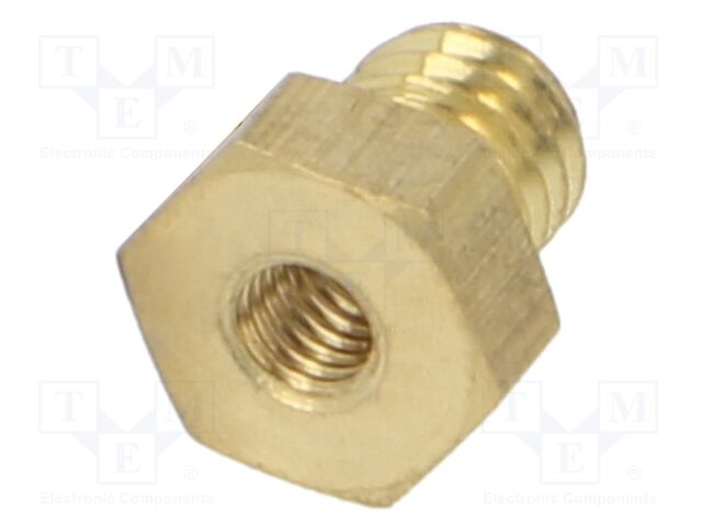 Brass; Mount.elem: thread adapter; Int.thread: G3; Ext.thread: M5