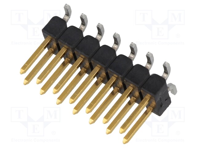 Pin header; pin strips; AMPMODU MOD II; male; PIN: 14; vertical