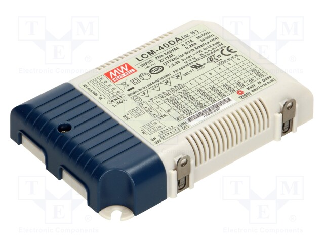Power supply: switched-mode; Communication: DALI; LED; 42W; IP20