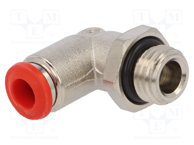 Push-in fitting; angled; M12x1,5; -0.99÷20bar; 6mm
